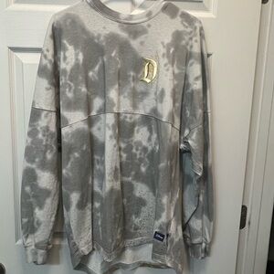 DISNEY Gray Tie-Dye Sweater
